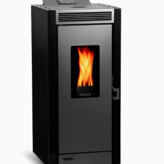 Estufa a pellet Black Vision negra